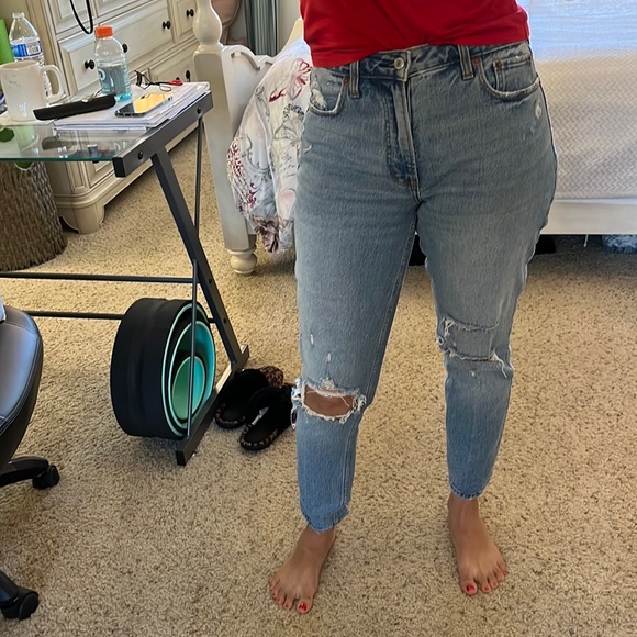 Abercrombie &Fitch The Skinny High rise Curve Love jeans - Picture 7 of 12